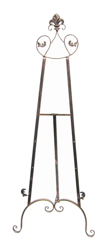 Bronze Easel – Heavy Duty with Leaf Shape Top