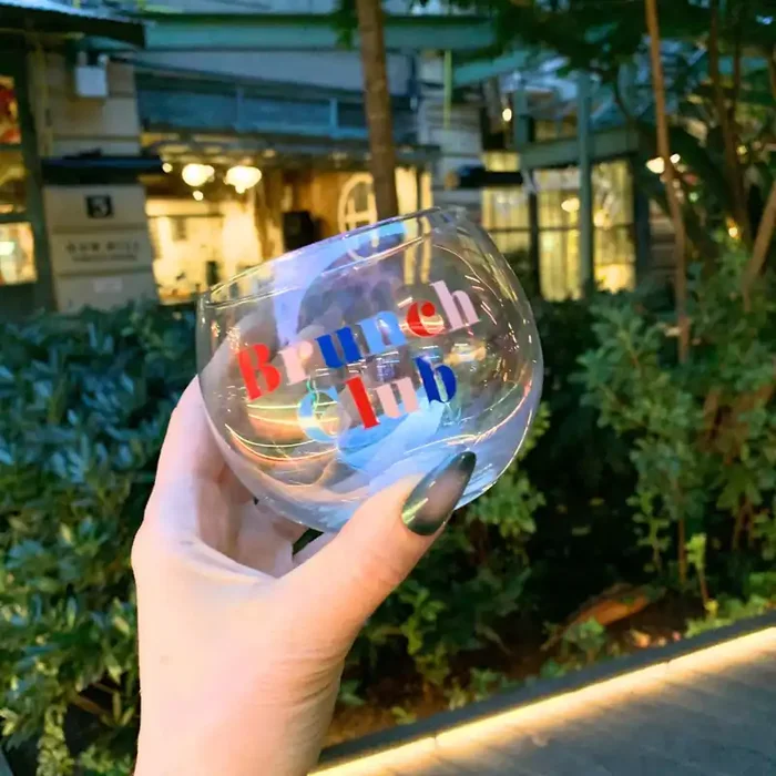 Brunch Club Roly Poly Clear Glass 13 oz.