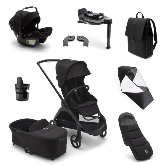 Bugaboo Dragonfly Ultimate Bundle – Black/Midnight Black