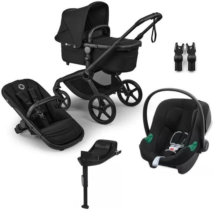 Bugaboo Fox 5 Renew Cybex Travel System in Heritage Black
