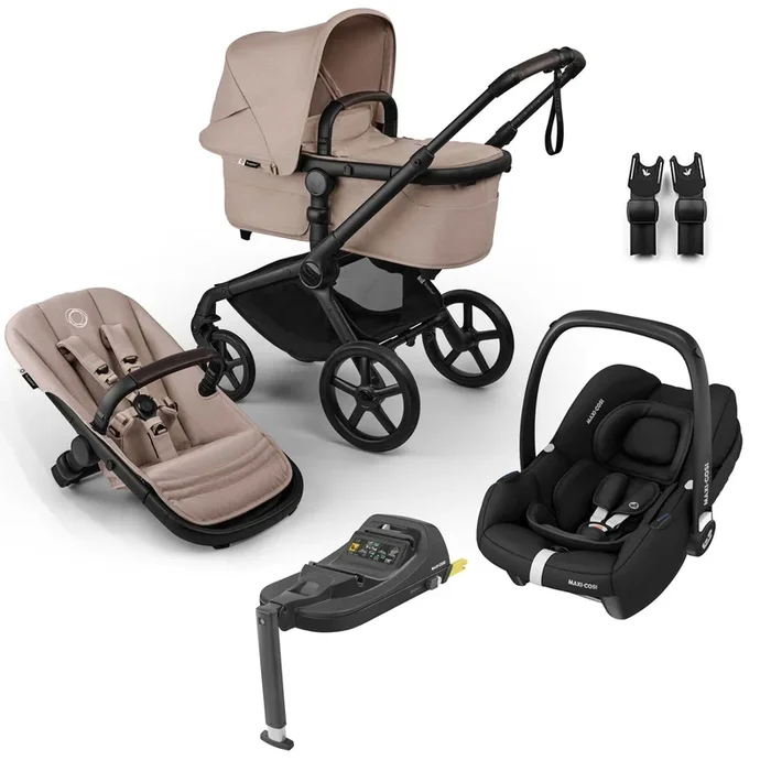 Bugaboo Fox 5 Renew Maxi-Cosi Travel System in Desert Taupe