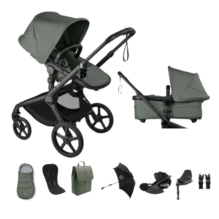 Bugaboo Fox 5 RENEW Pushchair Cloud T Bundle | Forest Green