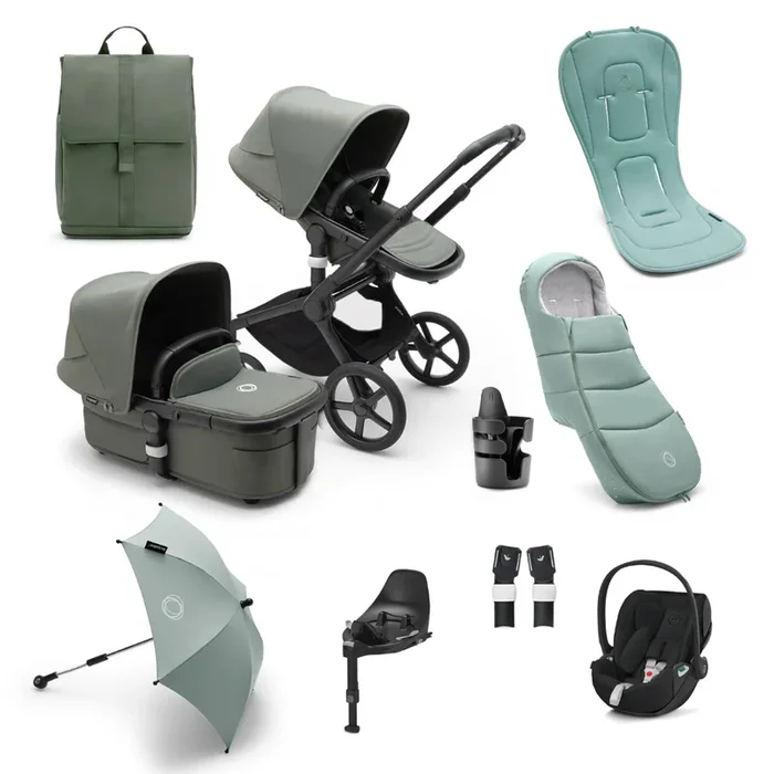 Bugaboo Fox 5 Ultimate Cybex Cloud T Bundle – Forest Green