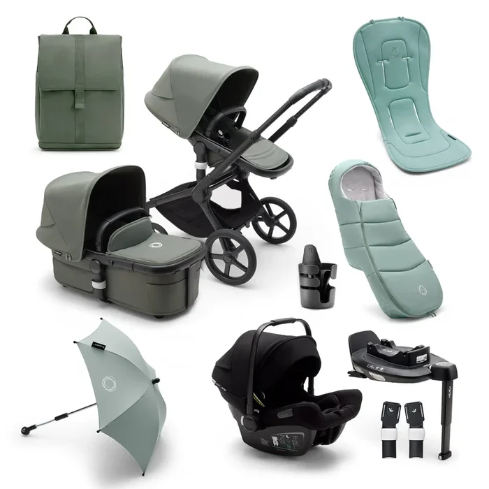 Bugaboo Fox 5 Ultimate Newborn Bundle – Forest Green