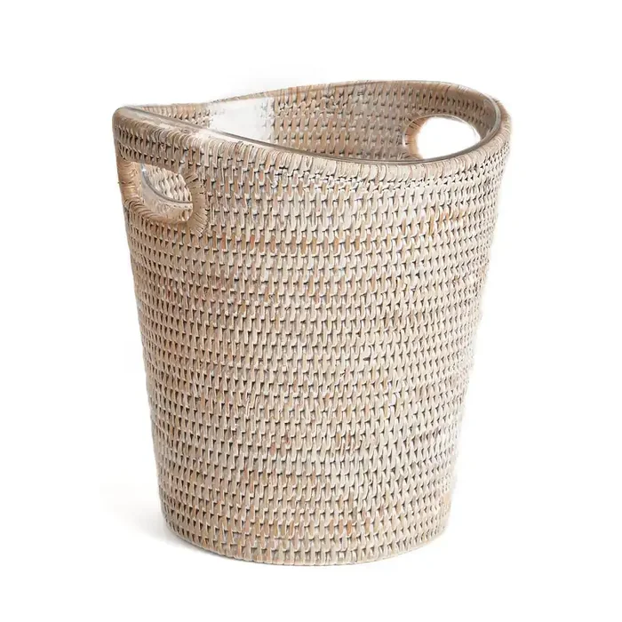 Burma Rattan Beverage Tub Small (Whitewash)