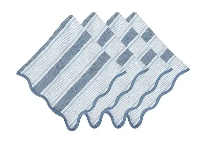 Cabana Stripe Napkin Set of 4- Ocean – Juliska