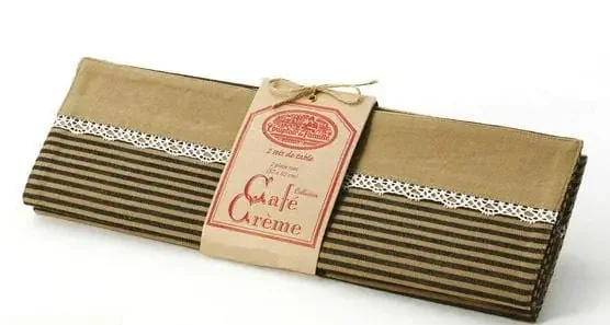 Cafe Creme Placemats Set of Two