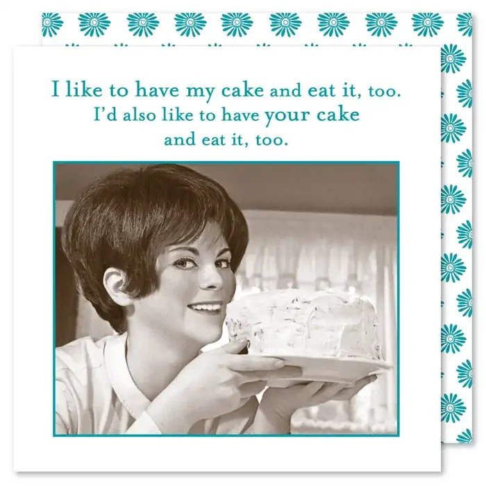 Cake & Eat It Too Beverage Napkin