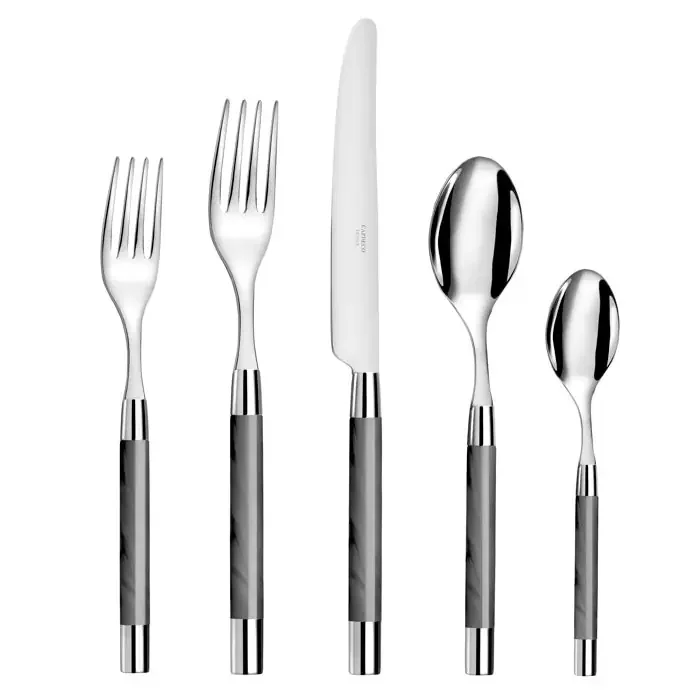 Capdeco Conty 18/10 Stainless Steel 5pc. Flatware Set (Grey)