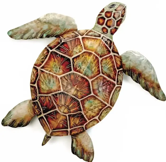 Capiz Sea Turtle Wall Art