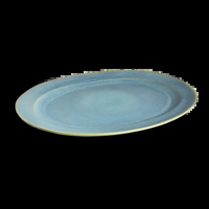 Carmel Ceramica Stillwater Verde Oval Platter