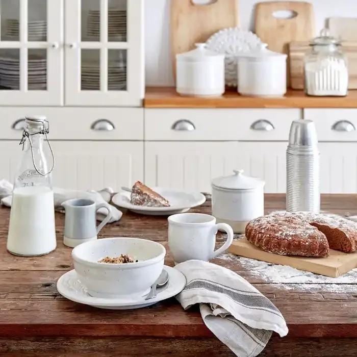 Casafina Fattoria Farmhouse Fine Stoneware Dinnerware (White)