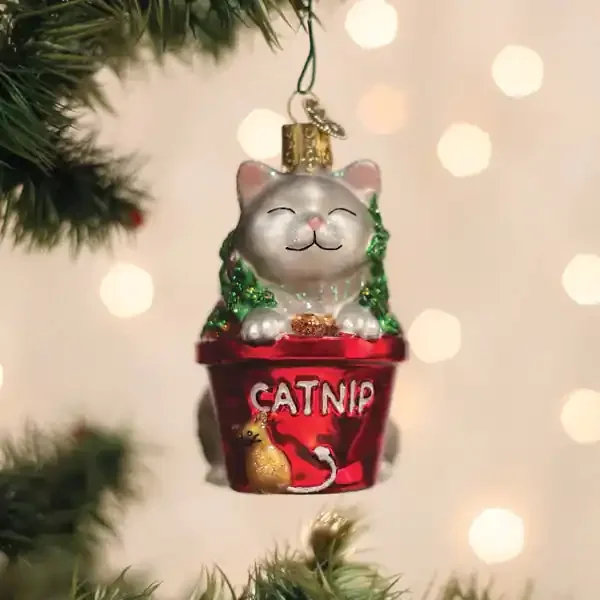 Catnip Cat Ornament