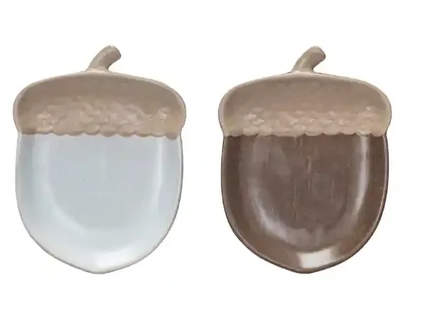 Ceramic Acorn Dish