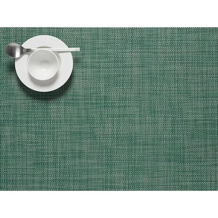 Chilewich Mini Basketweave Rectangle Place Mats Set/4 (Ivy)