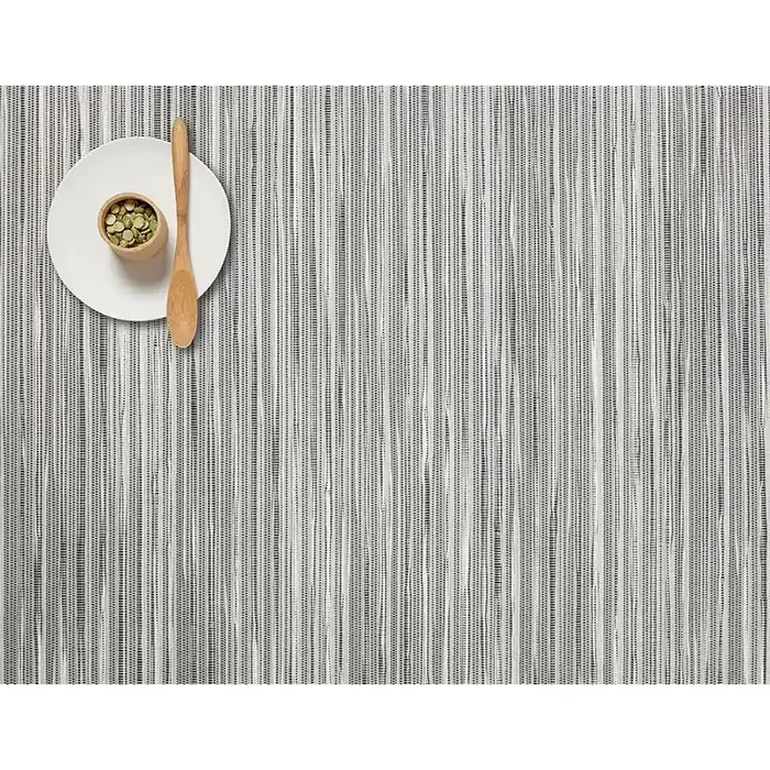 Chilewich Rib Weave Rectangle Place Mats Set/4 (Pearl)