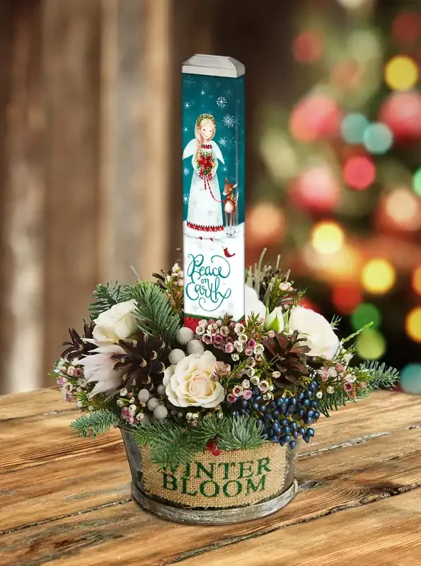 Christmas Angel 13″ Mini Art Pole