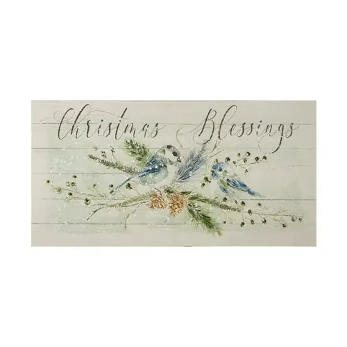 Christmas Blessing Wood Wall Art