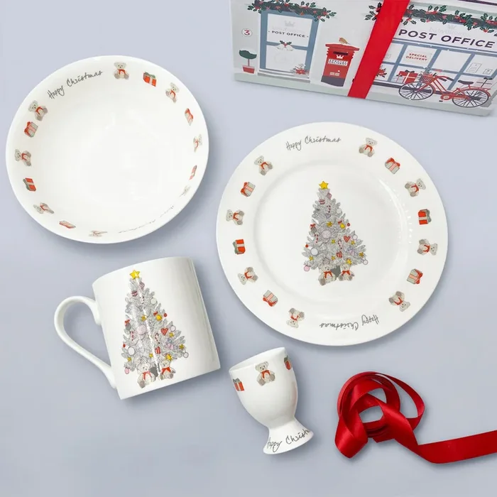 Christmas Morning Bone China Breakfast Set