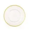 Clear W/Gold Rim Charger Ttop Acrylic Dinner Plate Charger – Charger