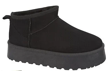 Colleen Fleece Lined Shoe – BLACK