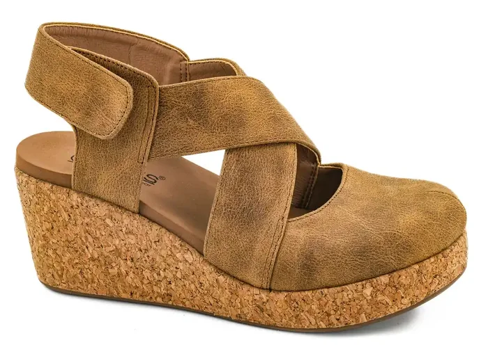 Corky‘s Case Closed Wedge – Tan