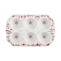 *Country Estate Muffin Dish – Winter Frolic