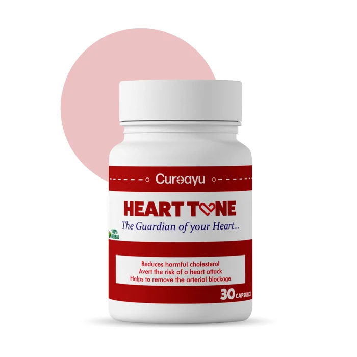 Cureayu Heart Tone Ayurvedic Capsules – 30 caps