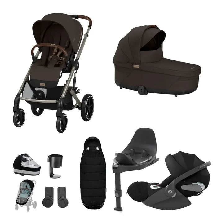 Cybex Balios S Lux & Cloud T Luxury Bundle | Chocolate Brown
