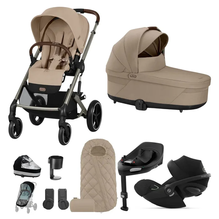 Cybex Balios S Lux Luxury Bundle in Taupe/Almond Beige