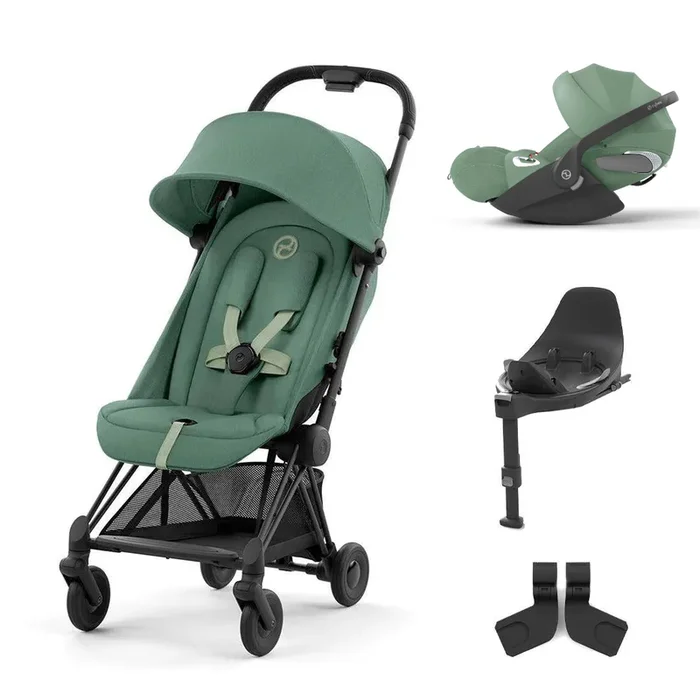 Cybex Coya Compact Stroller + Cloud T Travel System 2023 – Leaf Green