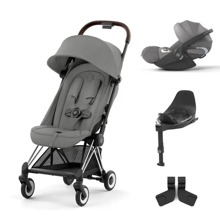 Cybex Coya Compact Stroller + Cloud T Travel System 2023 – Mirage Grey