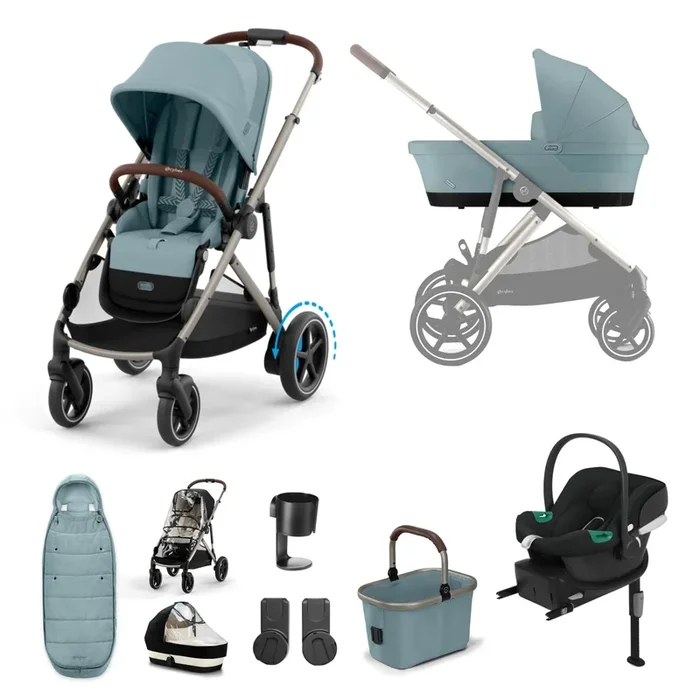 Cybex eGazelle S Comfort Bundle in Stormy Blue
