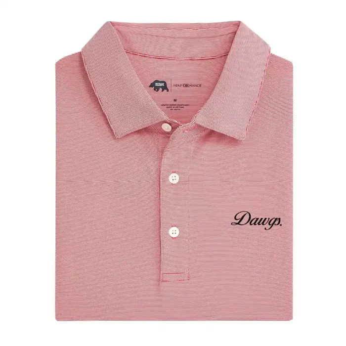 Dawgs Vintage Script Hairline Stripe Polo Onward Reserve