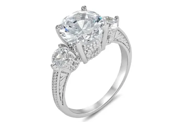 Dazzling Trio Radiance Cubic Zirconia Ring