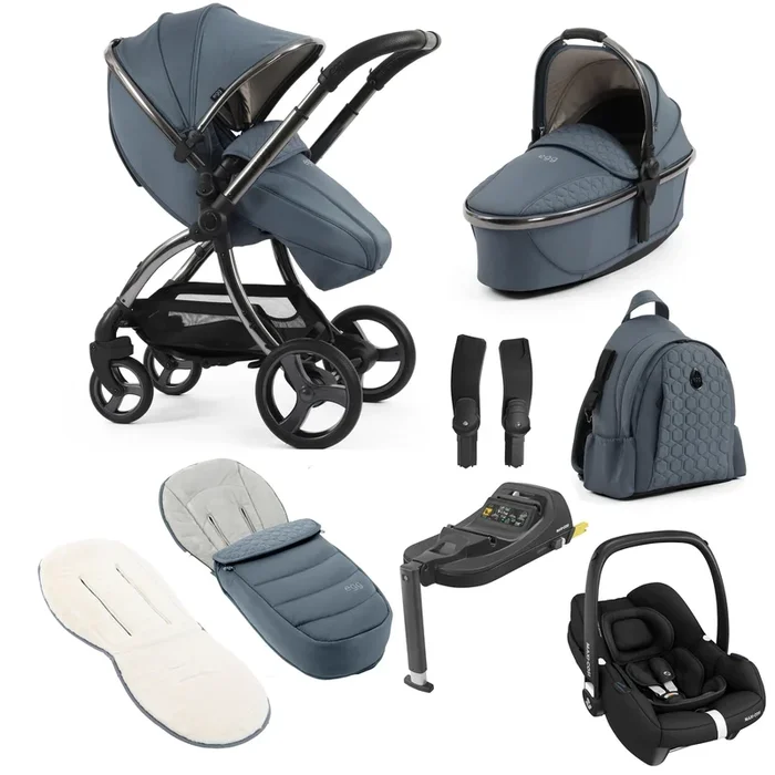 egg3 Luxury Maxi-Cosi Travel System Bundle in Topaz