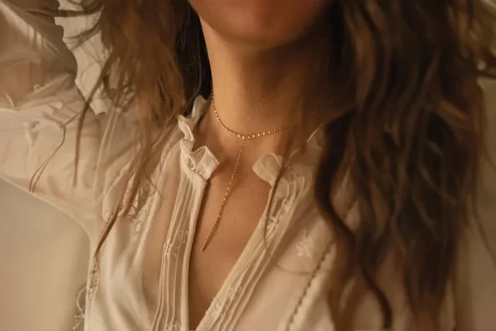 Elk & Bloom 14K Gold Vermeil Sterling Silver Adjustable Choker Necklace – Minimalist Chain, Hypoallergenic, Gift Ready