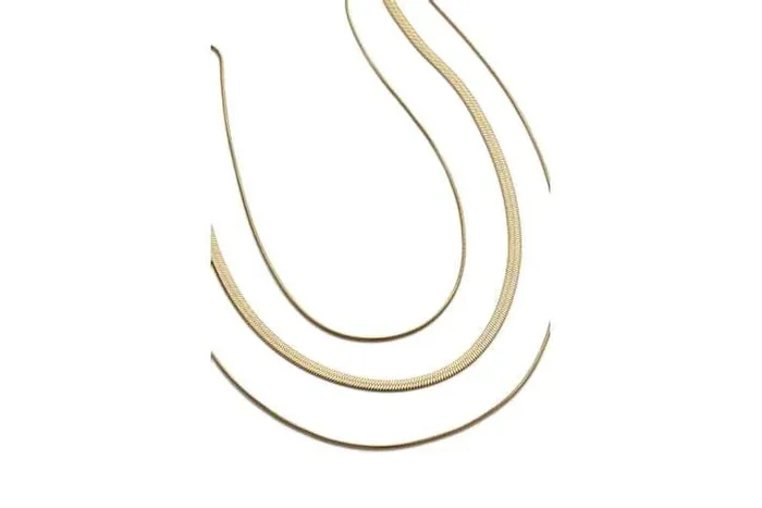 Elk & Bloom Dainty 14K Gold Chain Choker Necklace – Hypoallergenic, Adjustable, Minimalist Statement Piece