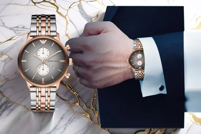 Emporio Armani AR1721 Men’s Luxurious Rose Gold Timepiece