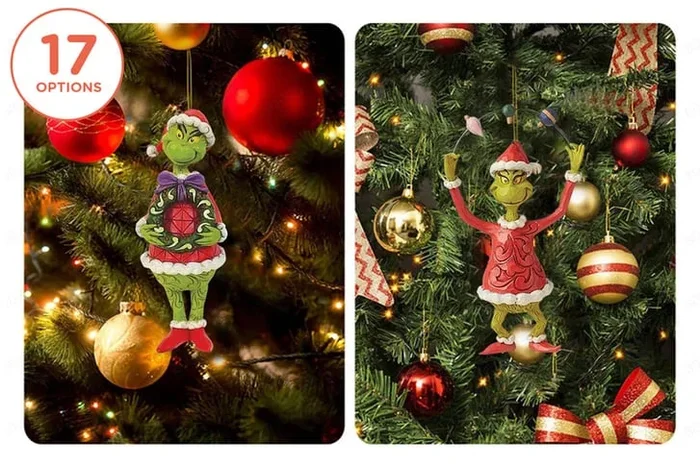 Enchanting Grinch-Inspired Christmas Ornament – 17 Styles