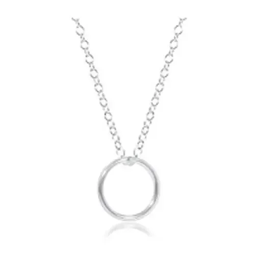 enewton-16″ Sterling Halo Necklace