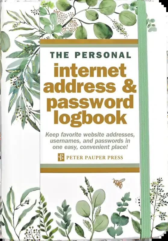 Eucalyptus Internet & Password Logbook