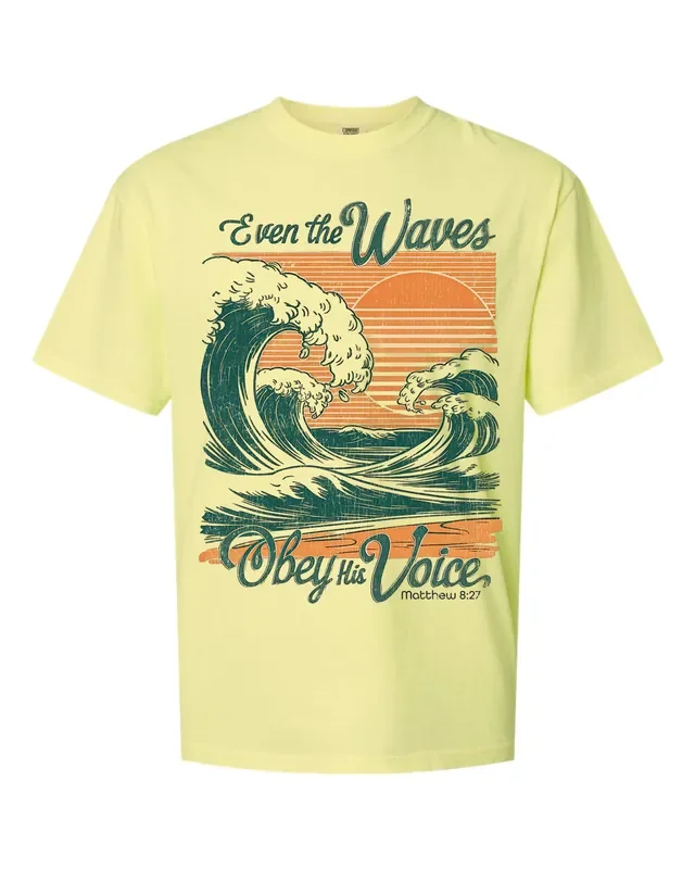 Even The Waves Obey His Voice • Neon Yellow