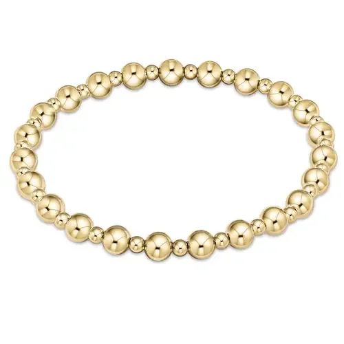 Extends Classic Gold 5mm Bead Bracelet