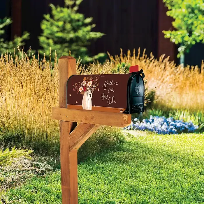 Fall Bouquet Mailbox Wrap