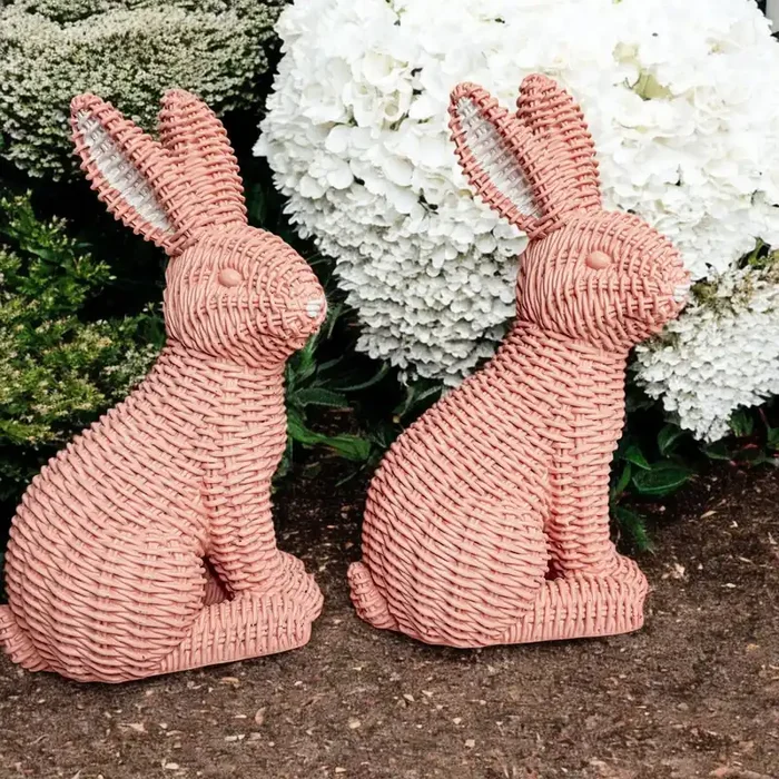 Farmhouse Easter Rabbit Pink – Gia Roma