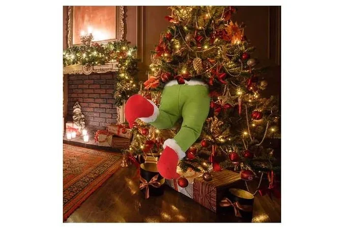 Festive Elf Legs Tree Ornaments