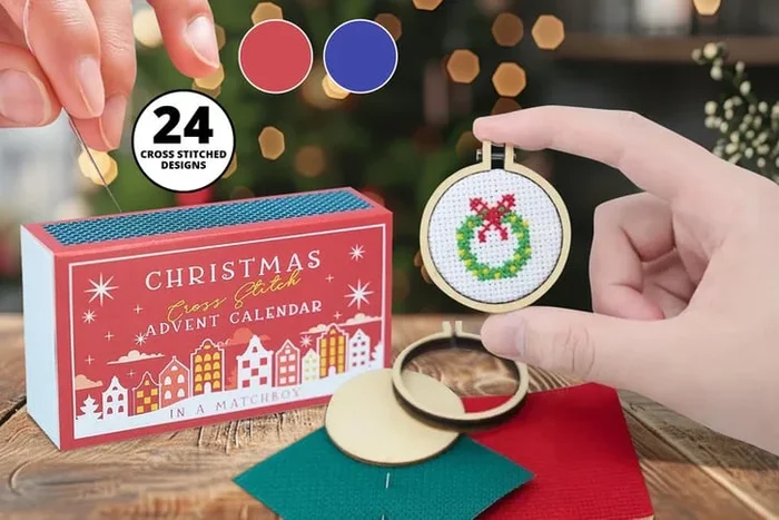 Festive Stitch Surprise Advent Calendar: Craft Your Christmas Joy!