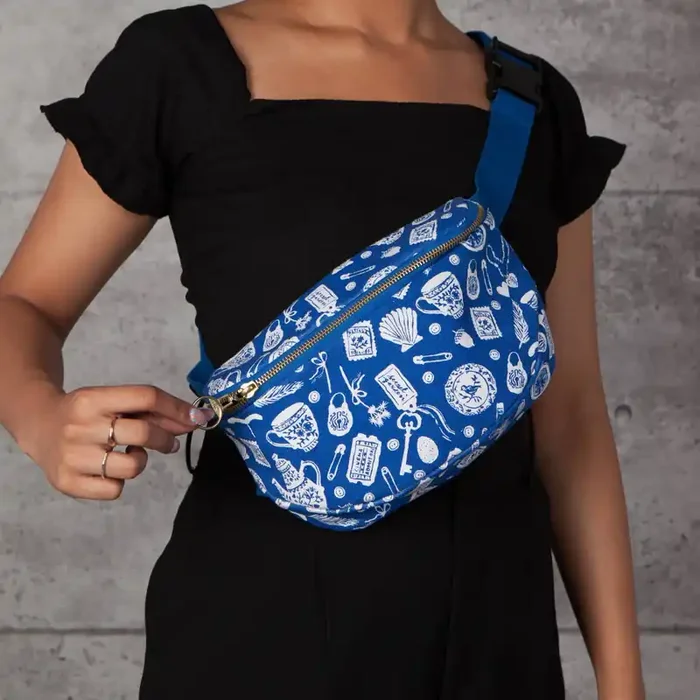 Finders Keepers Cotton Canvas Hip Bag Adjustable Strap Waist Belt Bag Fanny Pack