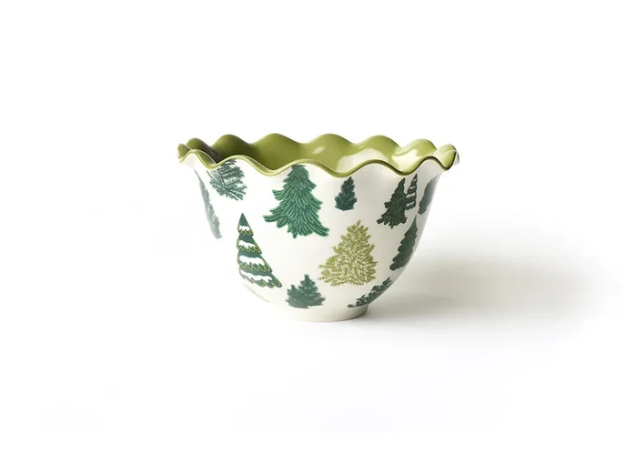 Fir Forest Ruffle Bowl – Coton Colors